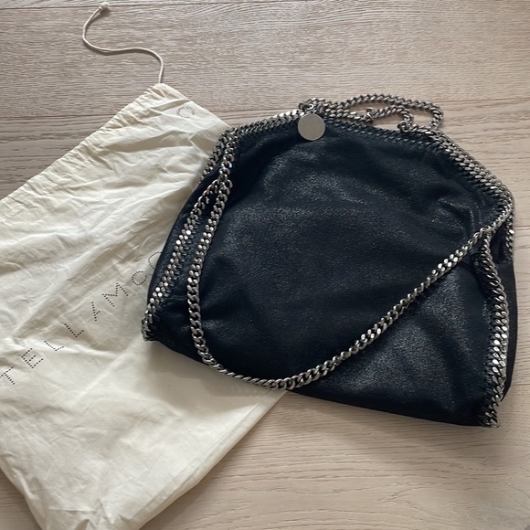 Stella McCartney Black Three Chain Tote - Picture 5 of 9